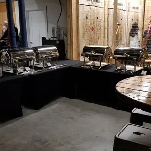 Great catering options.  This was Monarch Prime Steakhouse!