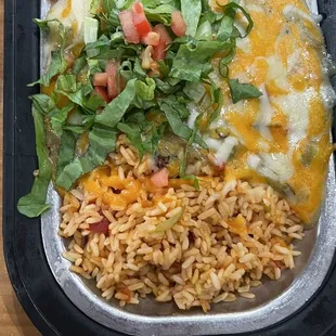 Cheese enchiladas
