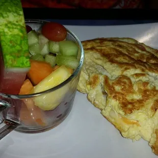 Salmon and Brie Omelet