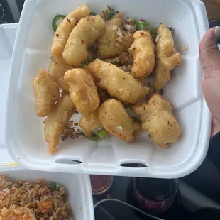 Salted pepper chicken