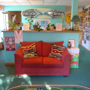 Cozy relaxed atmoshpere