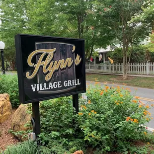 a sign for a restaurant