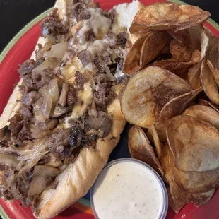 Philly Cheesesteak House made chips