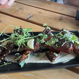 ribs, food, bbq ribs