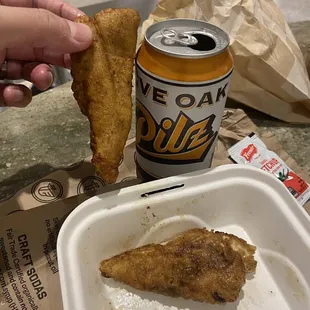Awful tiny tenders with no breading