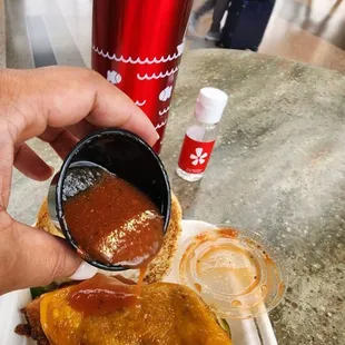 The Cowboy with spicy BBQ sauce and jalapenos $12.88