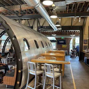 the inside of the building