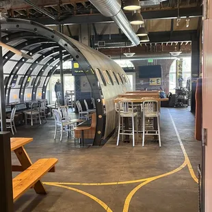 Inside.  Cool place