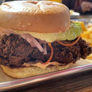 Chili Crisp Chicken Sandwich