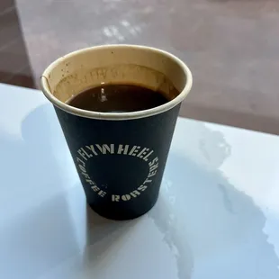 Americano. Thick and strong.