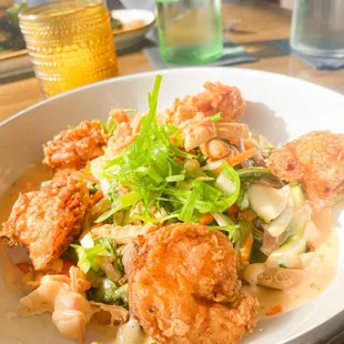 Bang bang shrimp lunch special (very light- shrimp a bit over cooked)