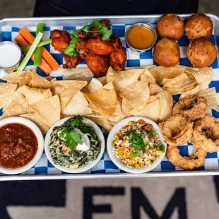 The Kitchen Sink - our take on a sampler platter