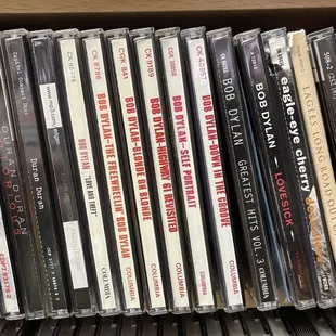 Gently used CDs.