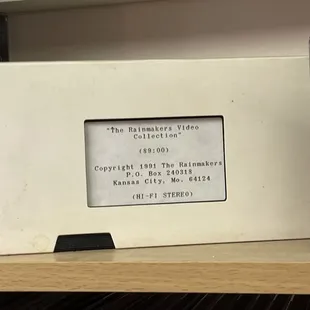 Rare VCR copy.