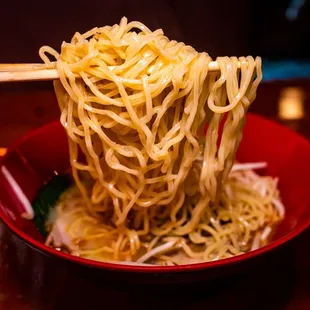 "Spicy miso ramen". Absolutely bland. No miso flavoring AT ALL?!