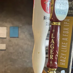 Dirty beer tap