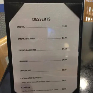 Desserts