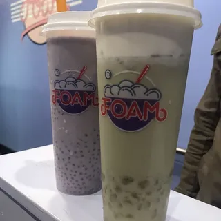 B5. Foam Japanese Matcha Tea