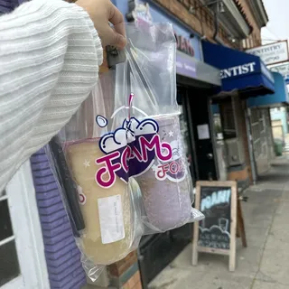 E5. Peach Yakult Slush