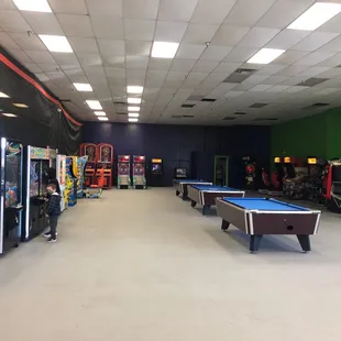 Lots of arcade games!