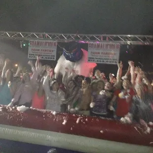 Arkansas university foam party