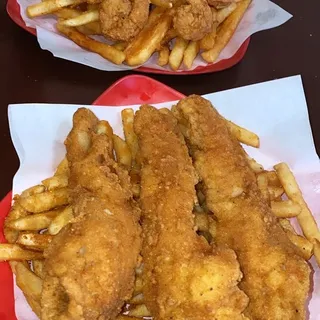 Catfish and Chips Basket