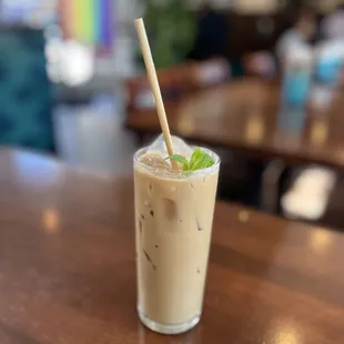 Pandan Iced Coffee