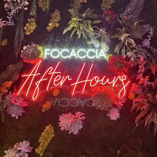 Focaccia after hours