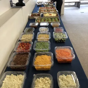 Catering salad bar