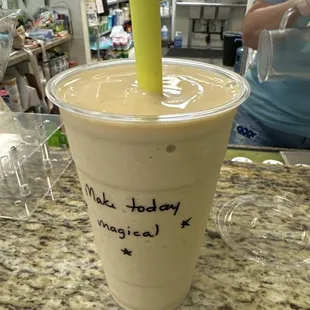 White chocolate recess, protein shake