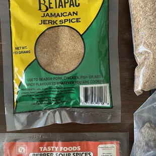 Jamaican jerk spice, pepper soup spice mix