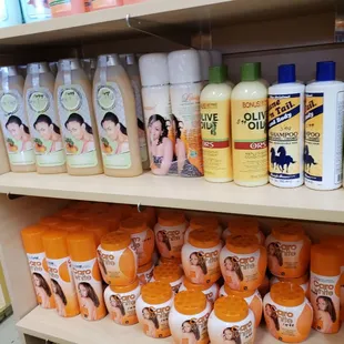 ows products on shelves