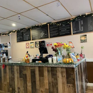 Spacious area. Order at counter and they bring over your food after