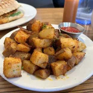 Side of potatoes ($4.50).