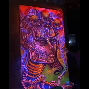 DarkFX Luminescent paint used.