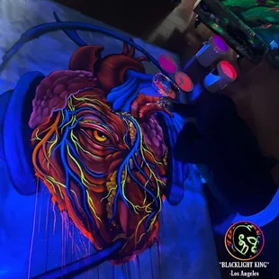 DarkFX paint used by Blacklight King.