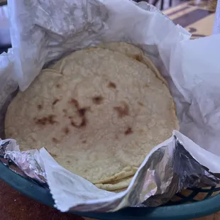 Homemade tortillas