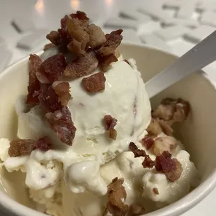 Sweet Maple Bacon Ice Cream