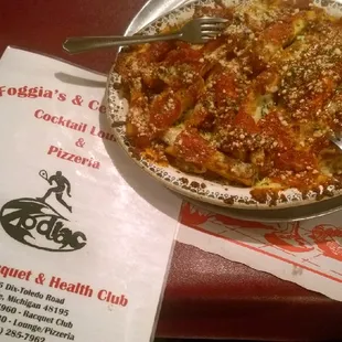Outrageous delicious  Pepperoni Fries topped with Cheese n Sauce so fantastic you gotta try them.