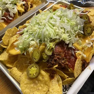 1/2 order of Nachos!  BIG serving and good!