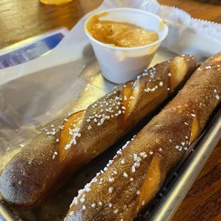 Pretzel sticks (minus 1 pretzel)
