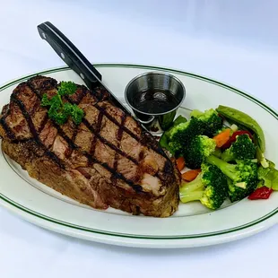 steak and broccoli