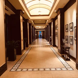 a long hallway