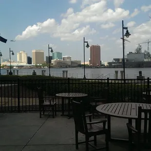 Beautiful view outside restaurant