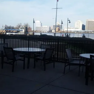 Dining by the river side