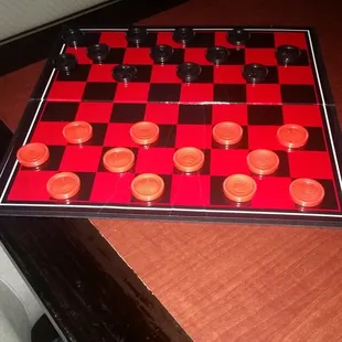 Checkers available for play