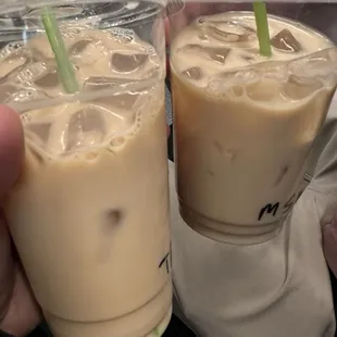 Iced tea lattes