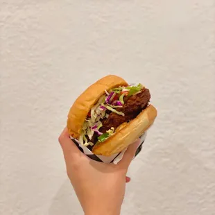Fried Chicken Sandwich; Nashville Hot (1/2022)