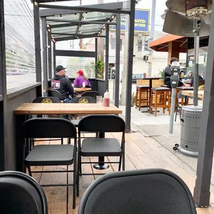 Outdoor seating