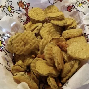 Fried pickles omg delicious
